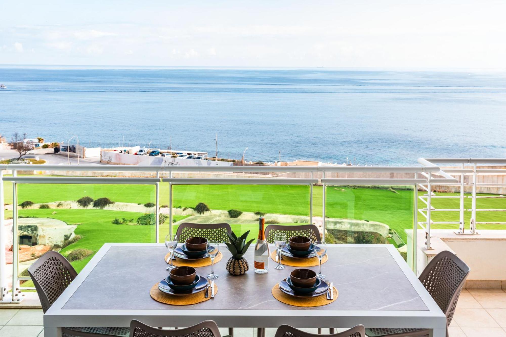 Luxury Seafront 3Br With Pool By Arcobnb Sliema Zewnętrze zdjęcie
